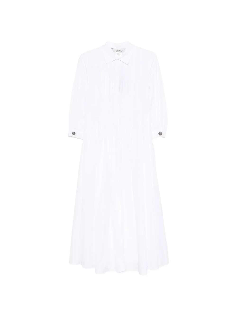 Madagio Pleated-Waist Flared Dress by 'S Max Mara