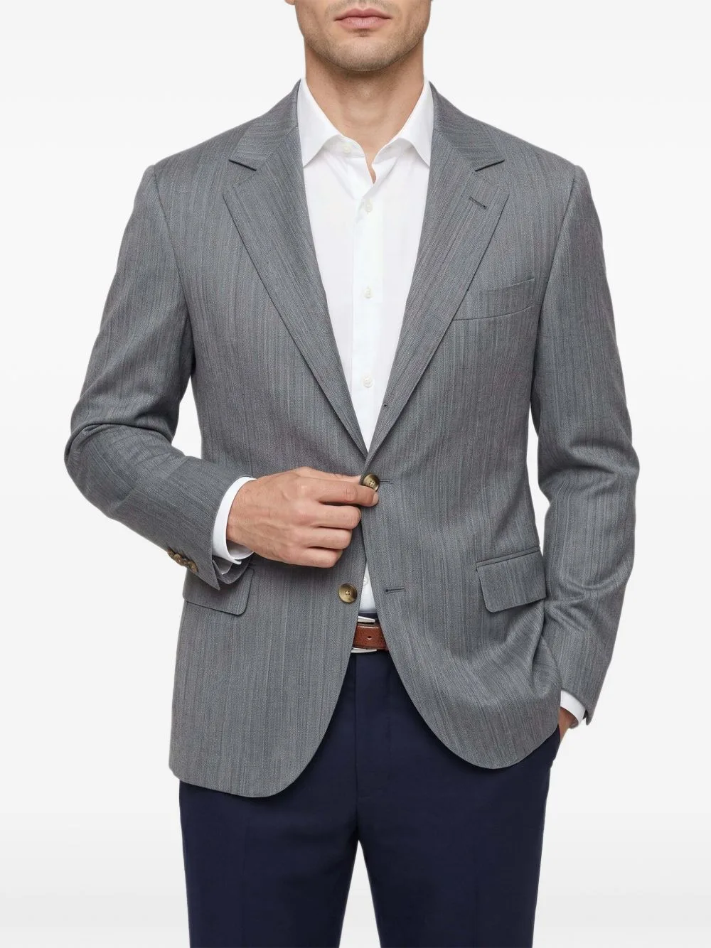 Single-Breasted Tailored Blazer by Brunello Cucinelli