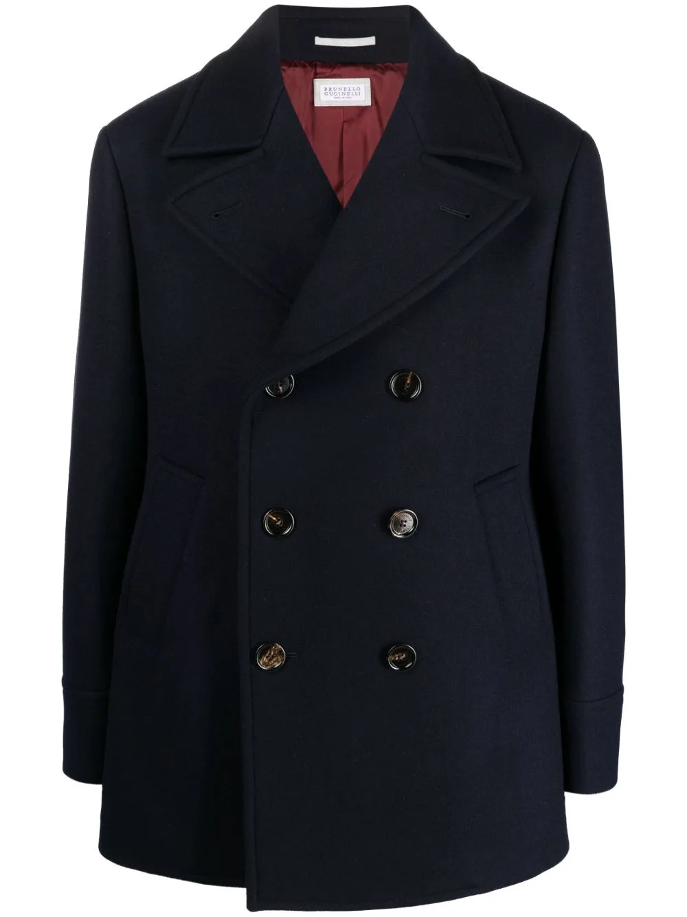 Double-Breasted Cashmere Coat