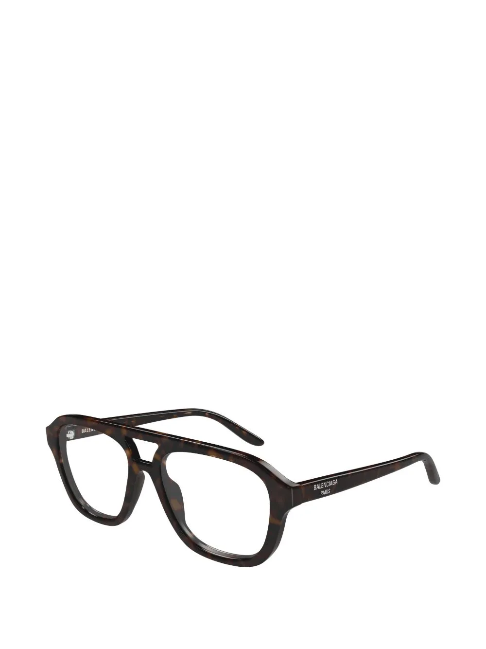 Tortoiseshell-Effect Pilot-Frame Glasses