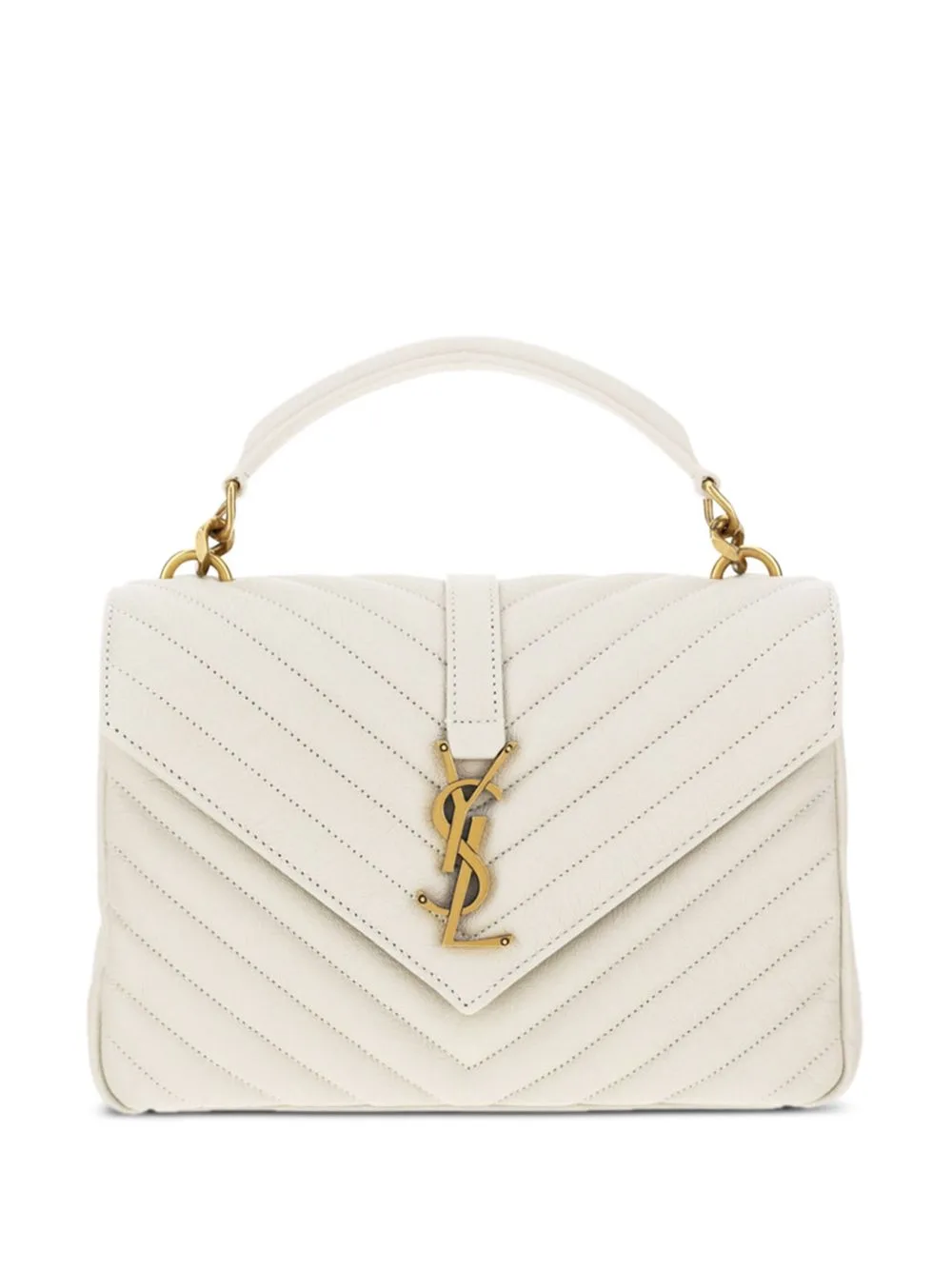 College Medium Bag in Quilted Leather by Saint Laurent