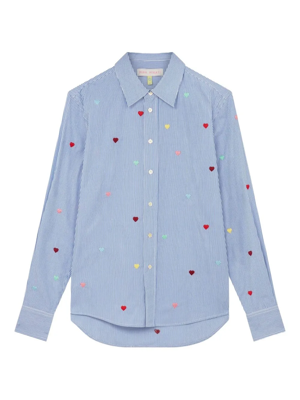 Striped Heart Shirt by Mira Mikati
