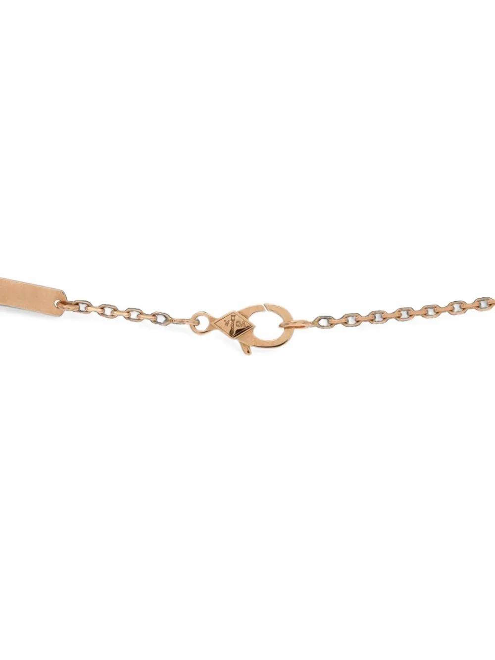 Frivole Pendant 18K Rose Gold with Pink Sapphire and Pave Diamonds Small Necklace by Van Cleef & Arpels Pre-Owned