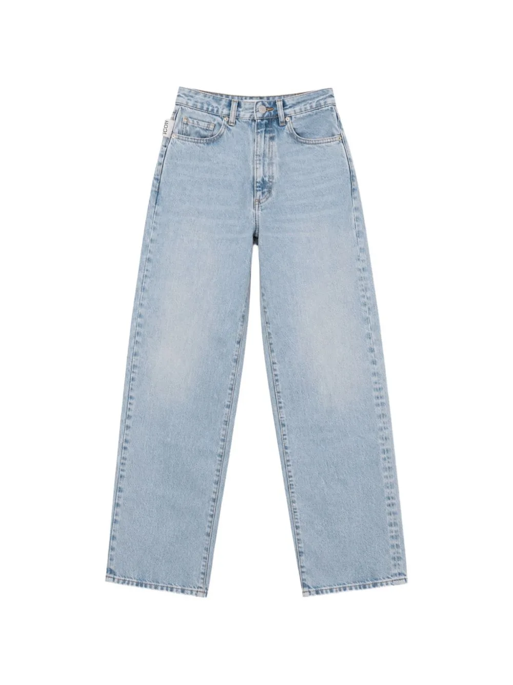 Foxy Faded Straight-Leg Jeans