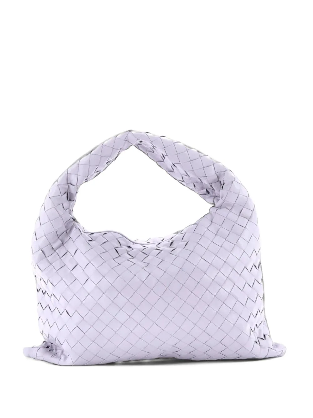Hop Intrecciato Leather Small Hobo Bag by Bottega Veneta Pre-Owned