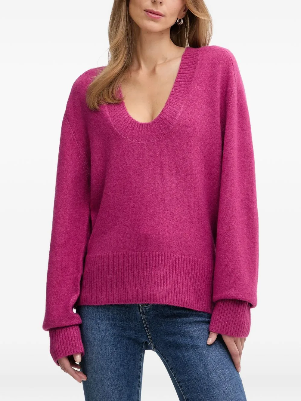 Scoop-Neck Sweater