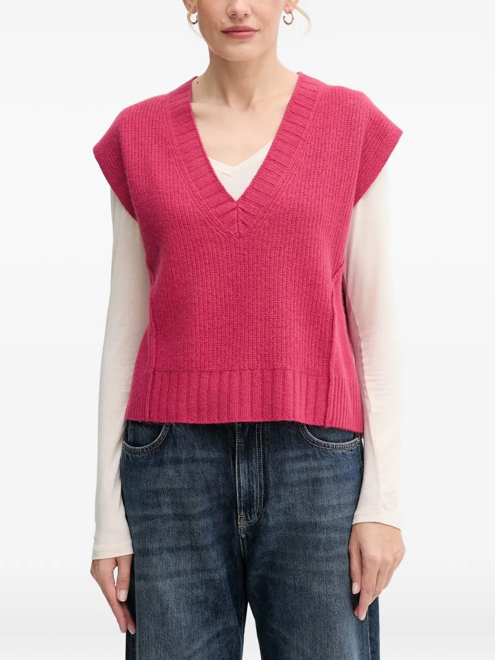 V-Neck Sweater by Benetton