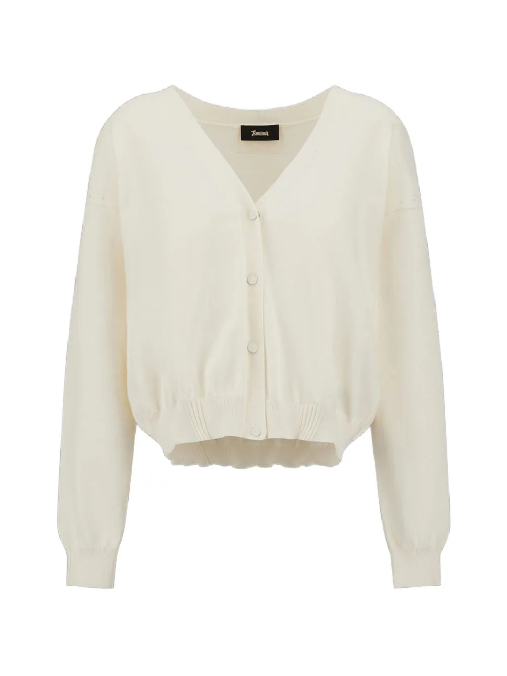 V-Neck Button-Up Cardigan by Laminar