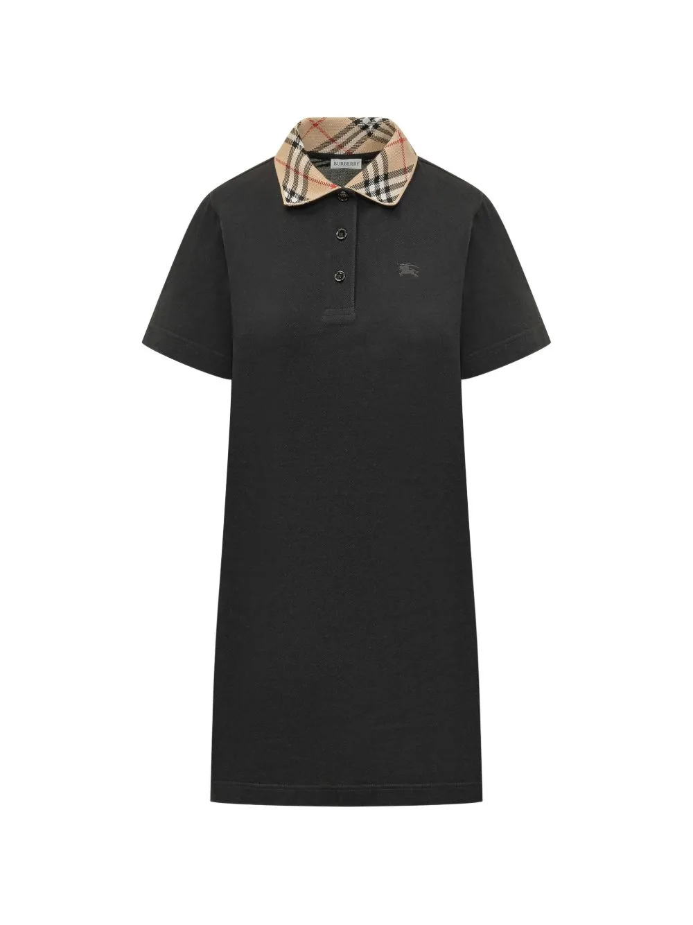 Mini Check-Collar Dress by Burberry