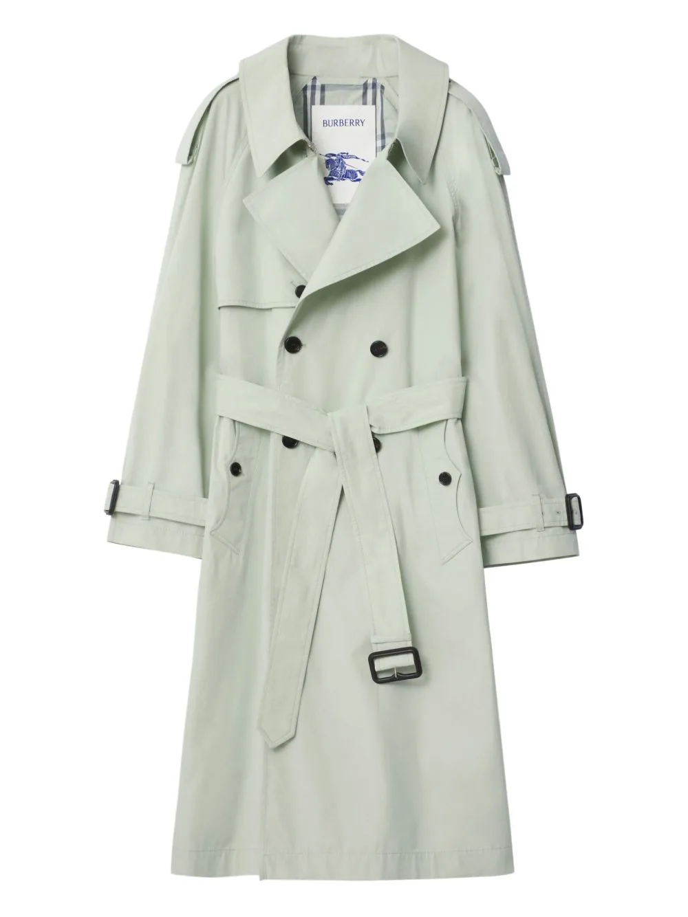 Long Lightweight Cotton Fitzrovia Trench Coat by Burberry