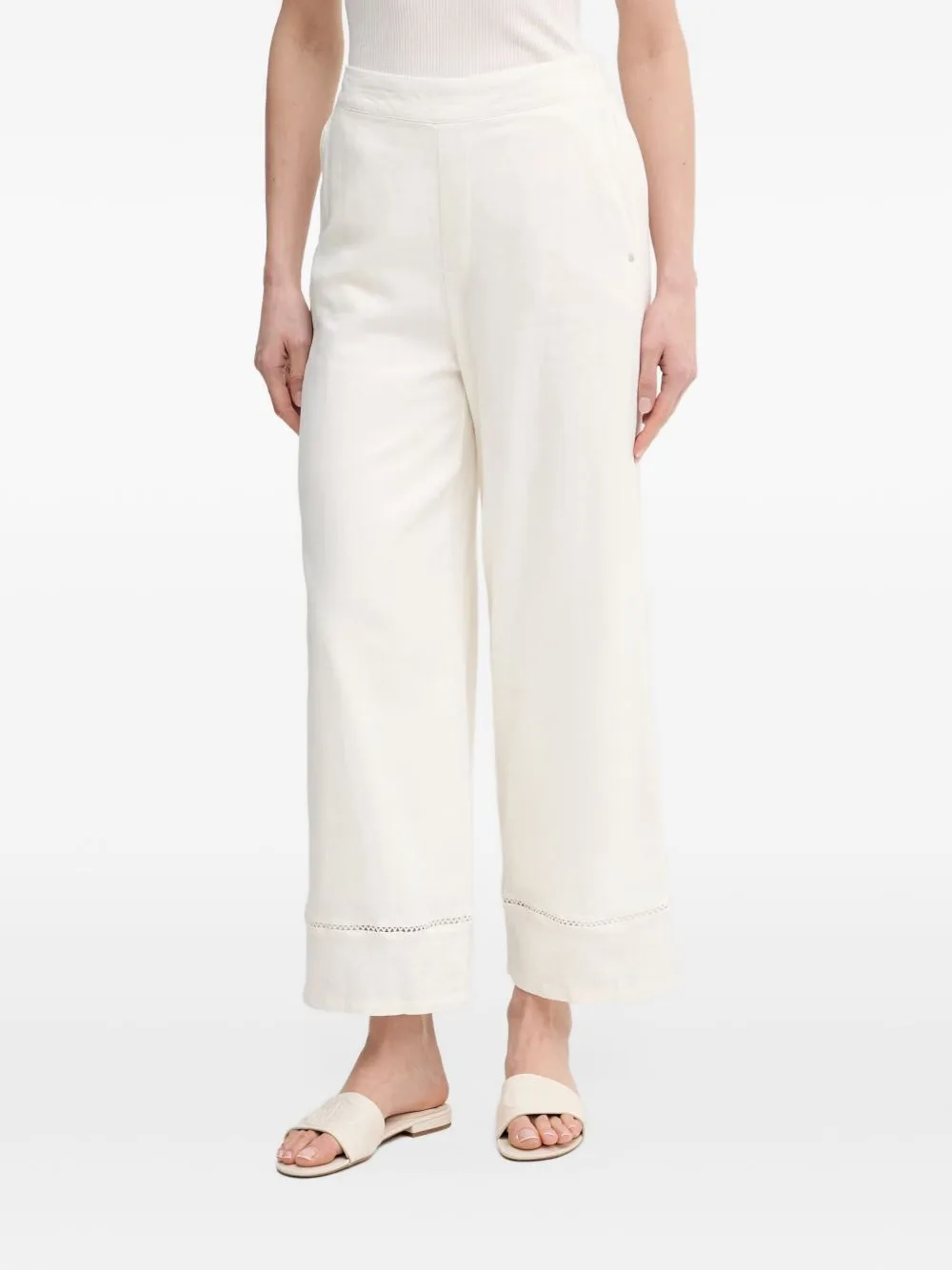Trim-Detail Trousers by DKNY