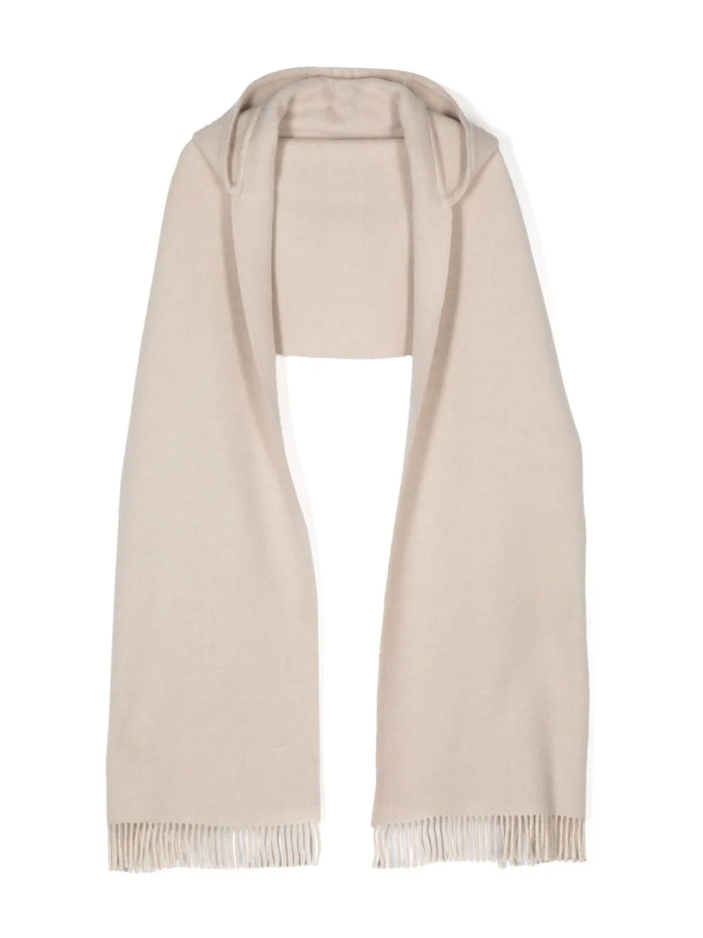 Knitted Hooded Scarf by Brunello Cucinelli