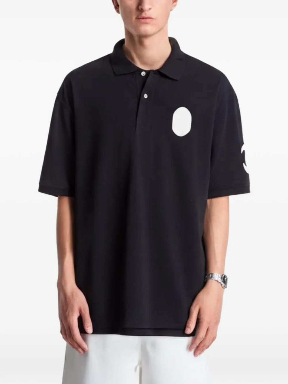 Large Ape Head Relaxed-Fit Polo Shirt by A BATHING APE®