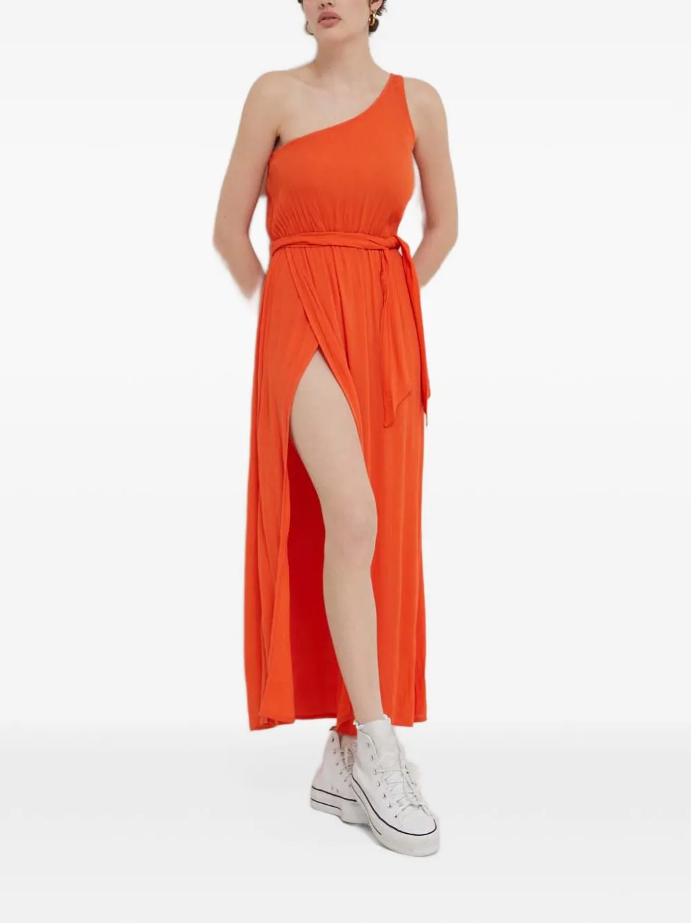 One-Shoulder Split Maxi Dress by Billabong