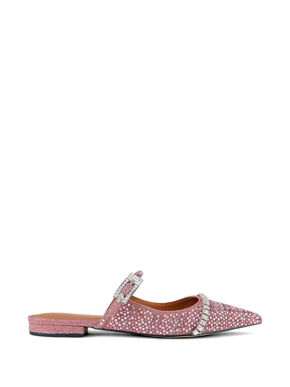Crystal Buckle Flat Mules by Kurt Geiger London