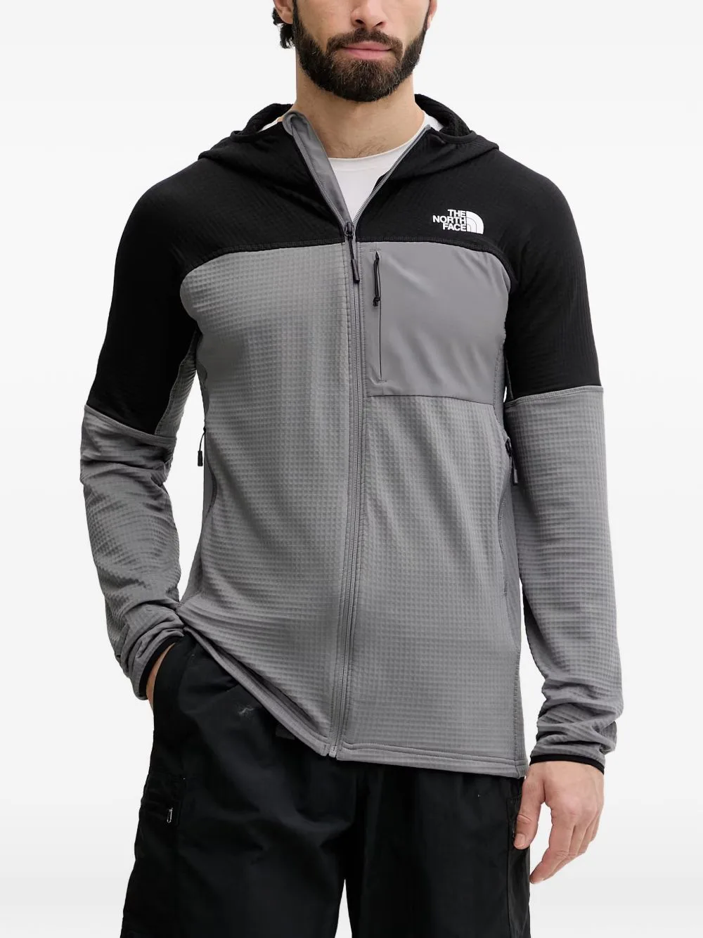 Stormgap Power Grid™ Panelled Zip-Up Hooded Jacket by The North Face