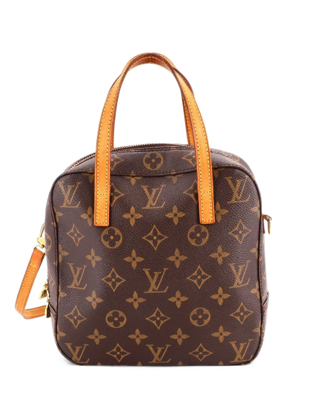 Spontini Handbag Monogram Canvas Satchel by Louis Vuitton Pre-Owned