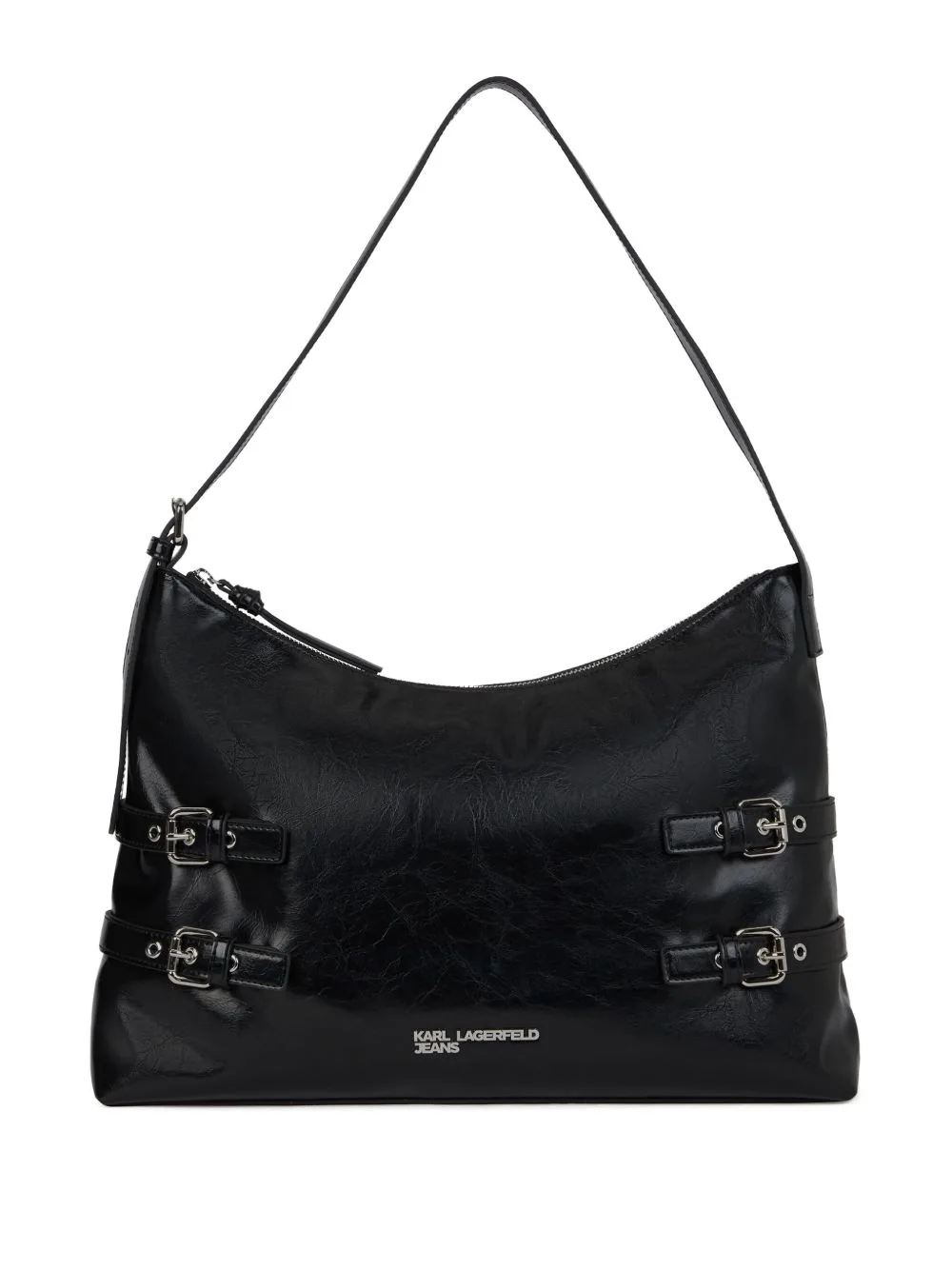 Large Buckle Shoulder Bag by Karl Lagerfeld Jeans