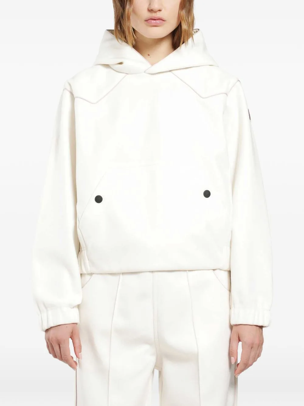 Logo-Patch Hoodie by Moncler Grenoble