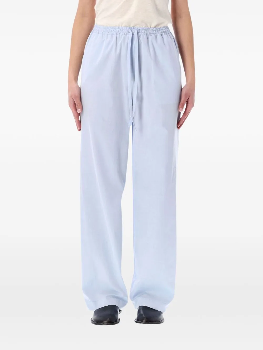 Cotton Poplin Trousers by LouLou de Saison
