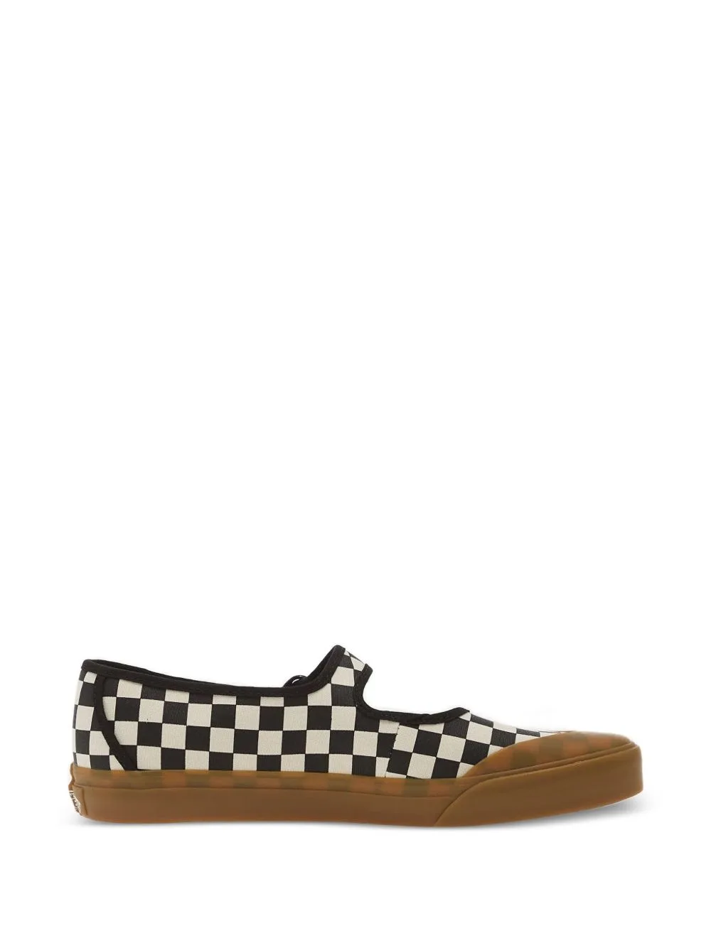 Mary Jane Check-Pattern Sneakers by Vans