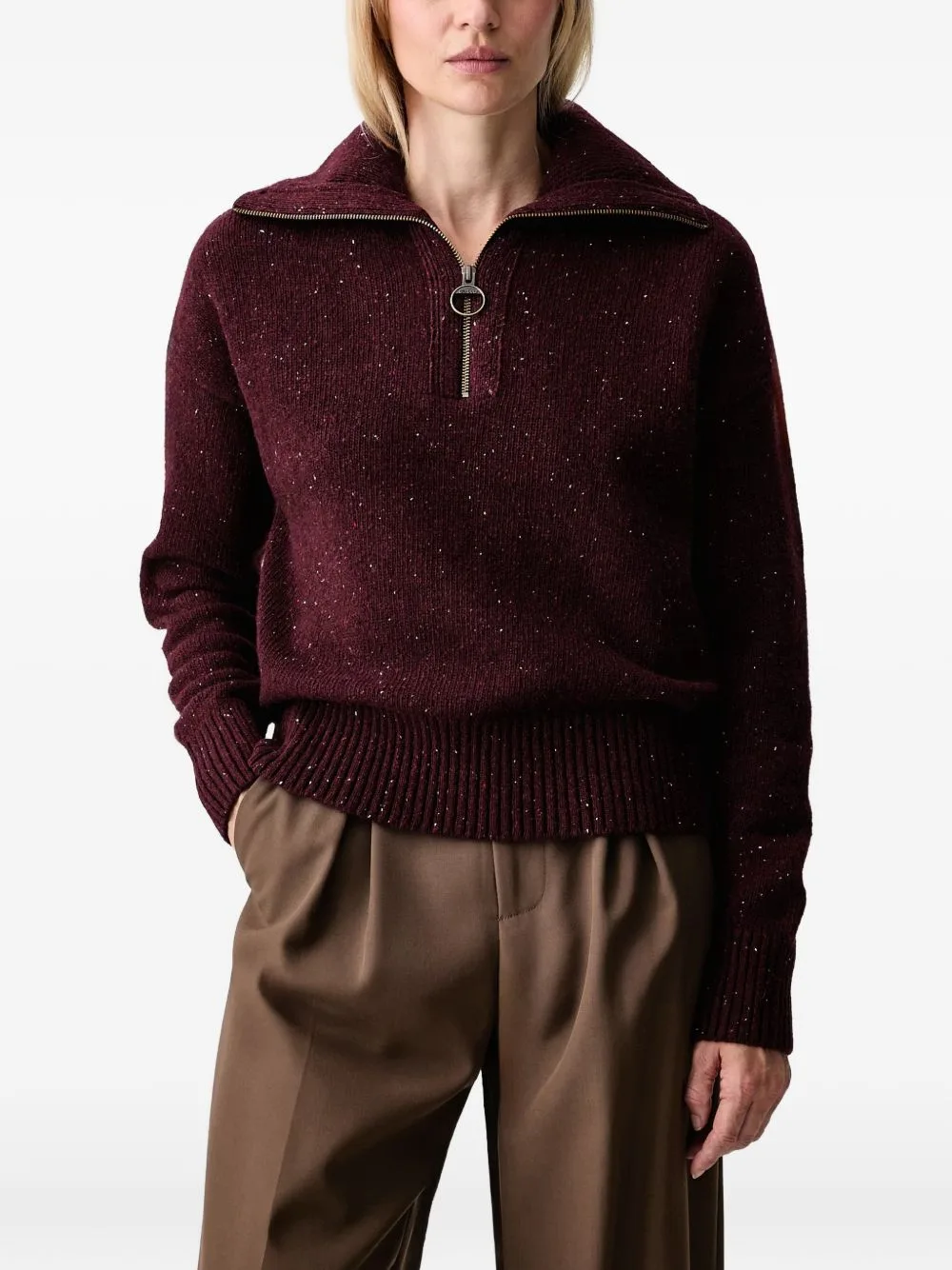 Lavensdale Quarter-Zip Jumper by Barbour
