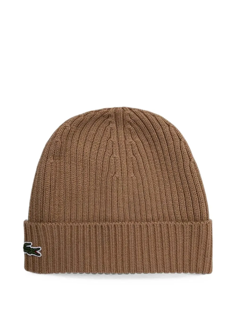 Ribbed-Knit Beanie Hat by Lacoste
