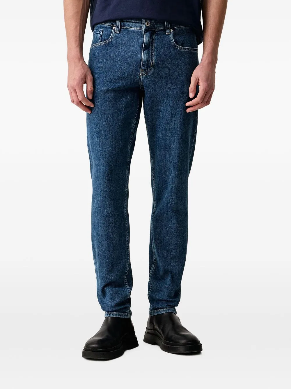 Logo-Patch Straight-Leg Jeans by Karl Lagerfeld Jeans