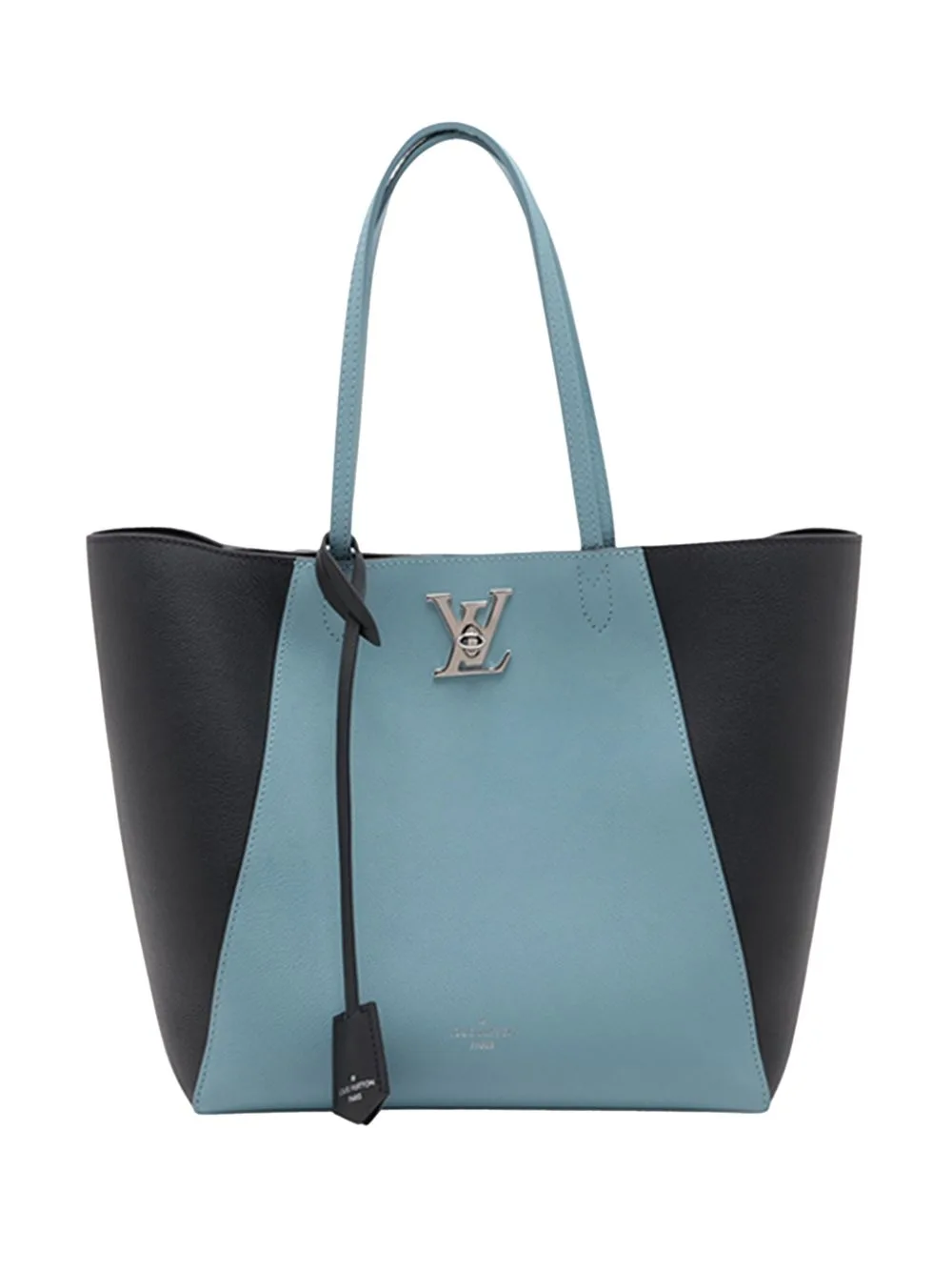 2016 Bicolor Calfskin LockMe Cabas Tote Bag by Louis Vuitton Pre-Owned