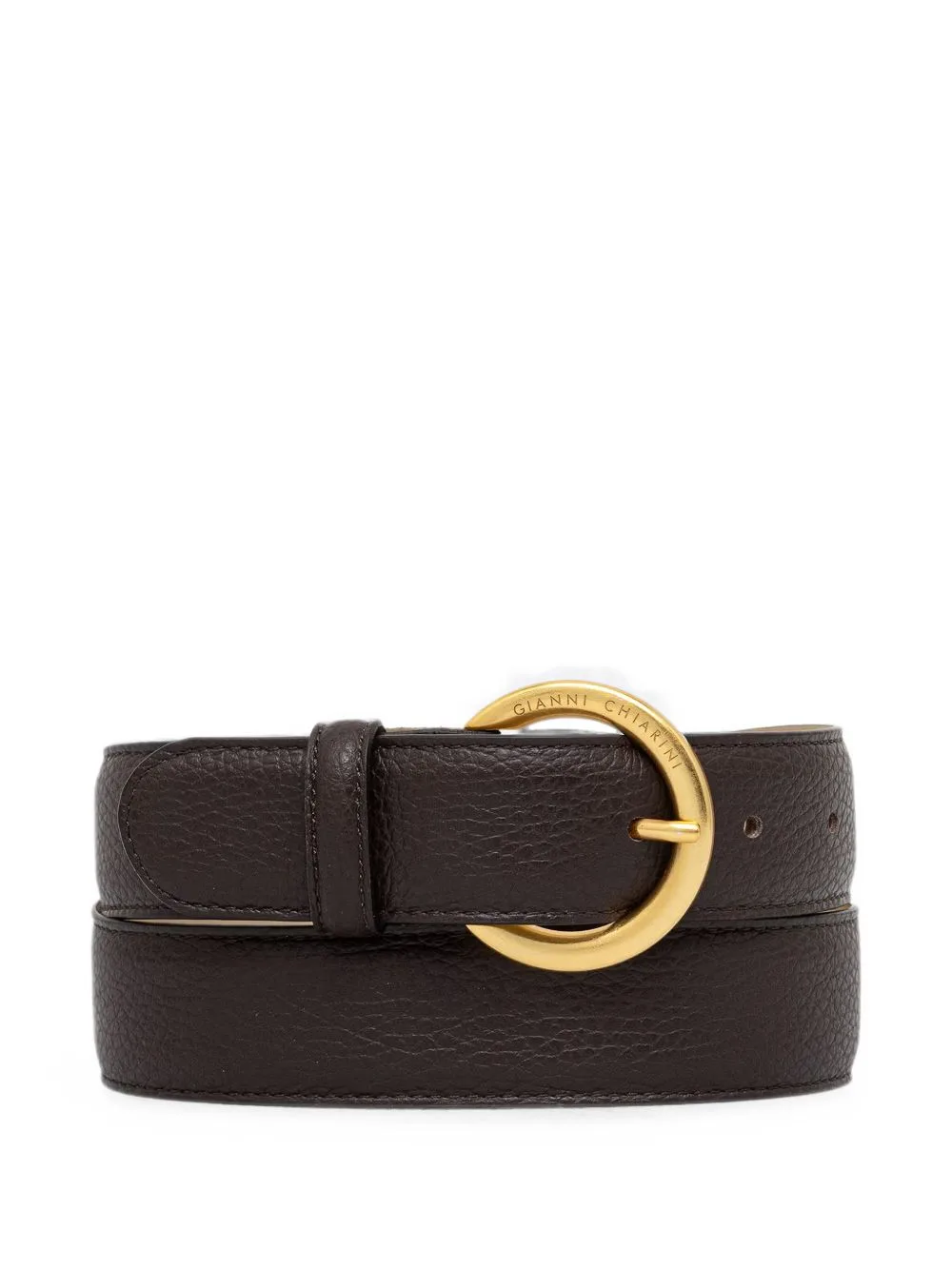 Grained-Leather Belt by GIANNI CHIARINI