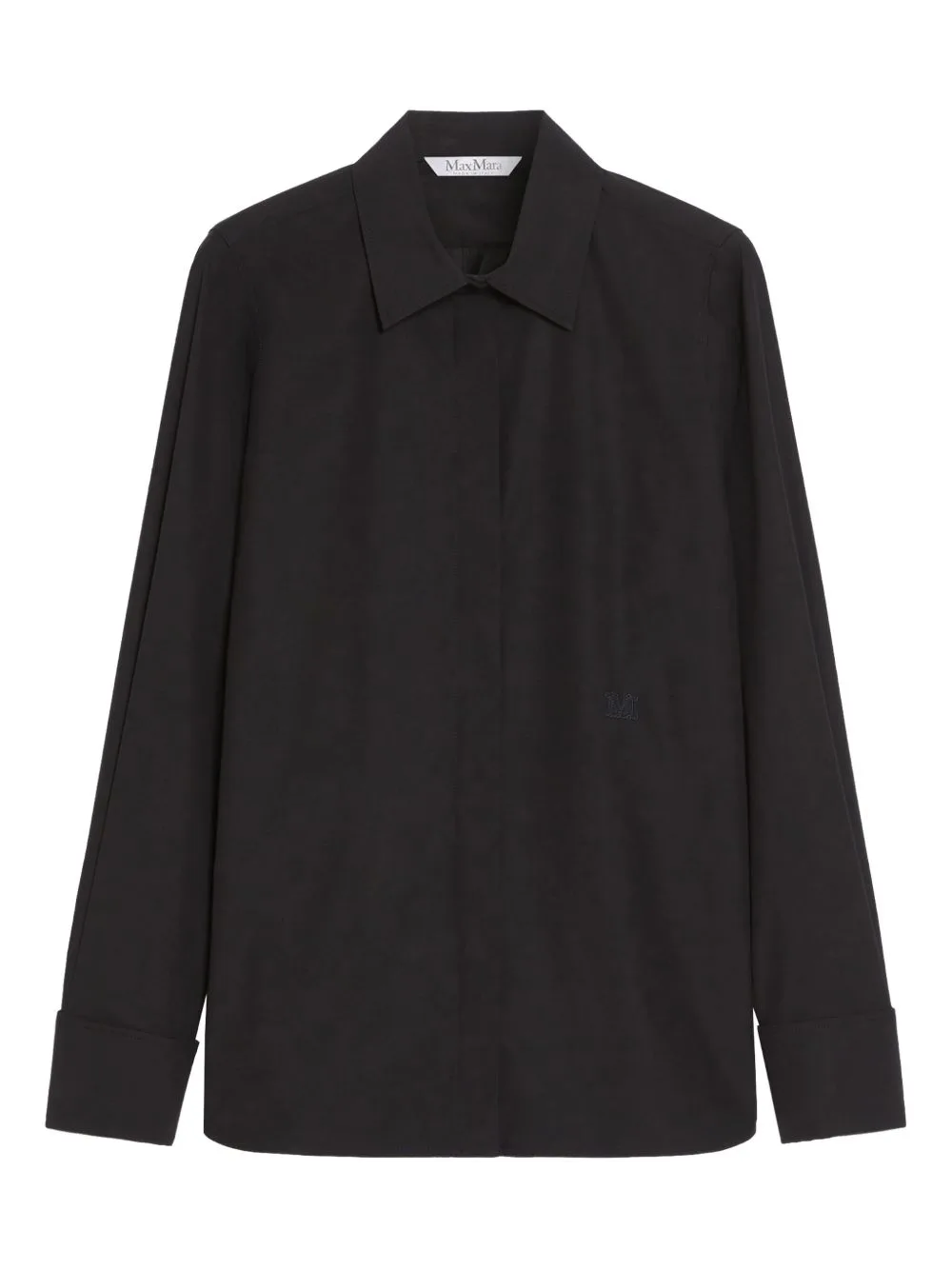 Classic-Collar Double-Cuff Shirt by Max Mara