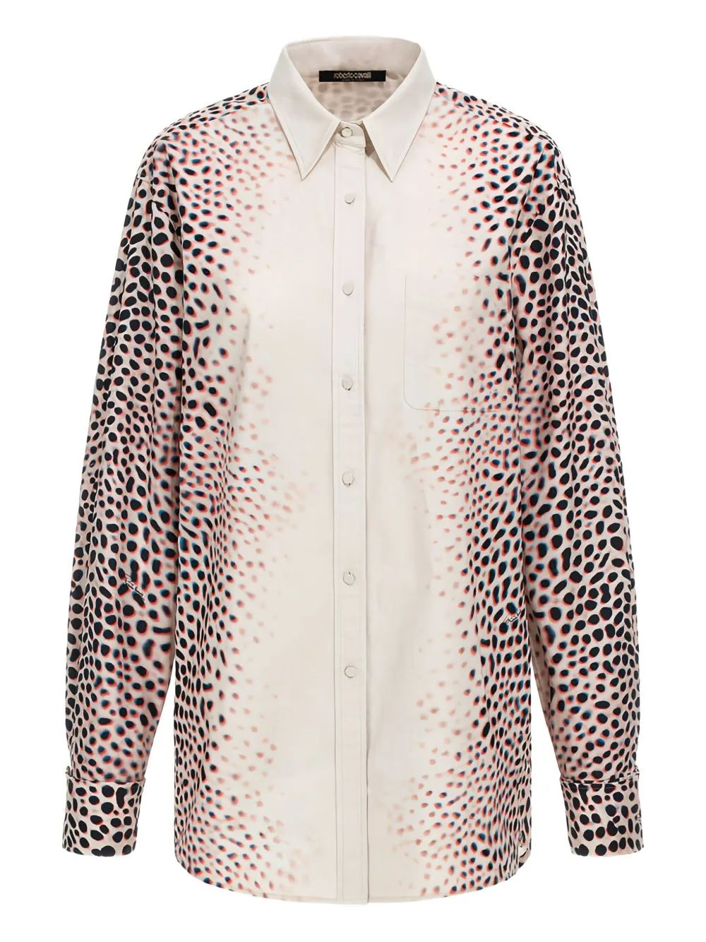 Print Mini Shirt Dress by Roberto Cavalli