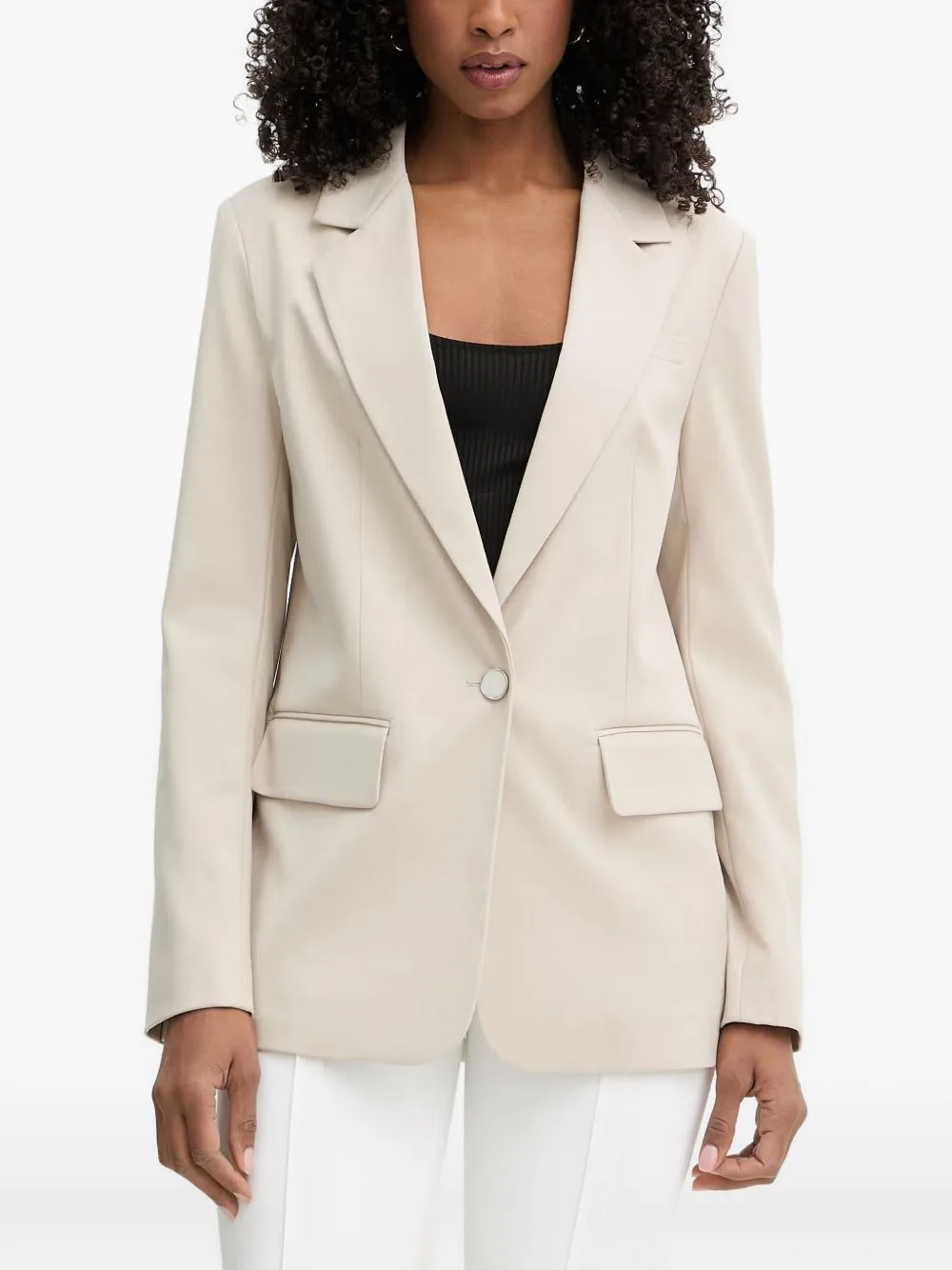 Notched-Lapels Blazer by GUESS USA