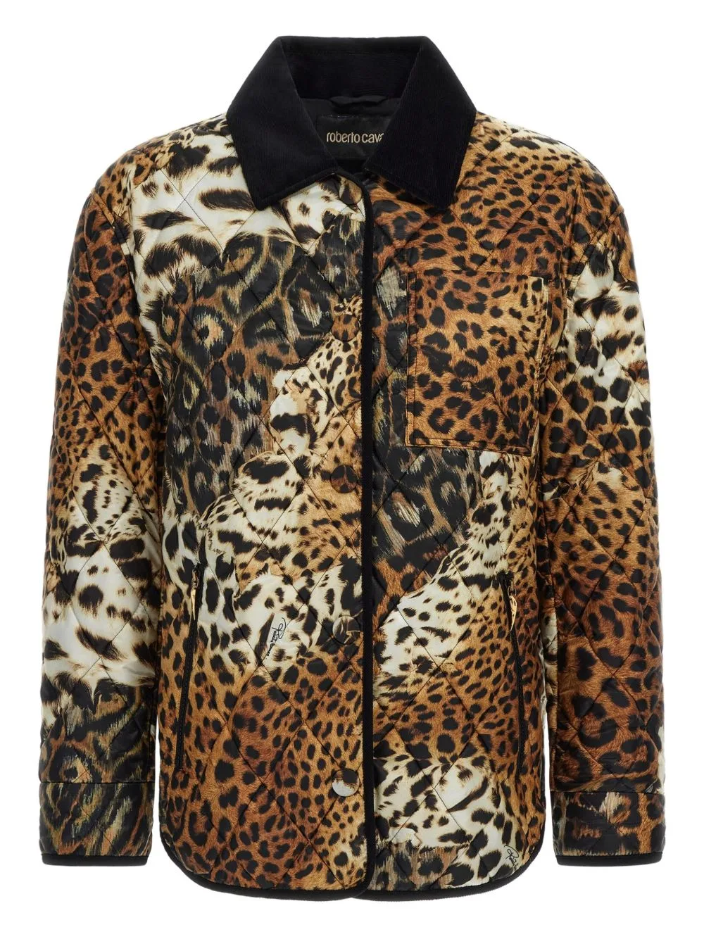 Leopard-Print Jacket by Roberto Cavalli