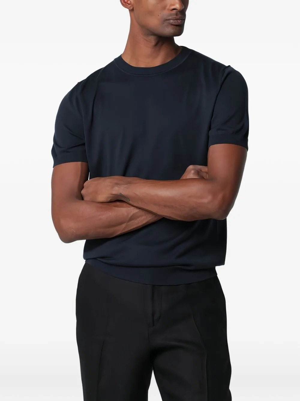 Short-Sleeve Knitted T-Shirt by Lardini