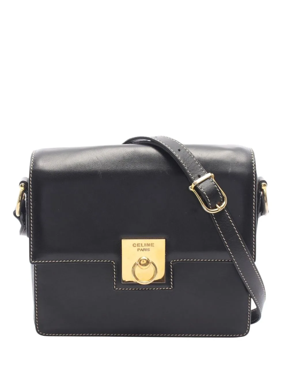 2000-2026 Leather Crossbody Bag by Celine Pre-Owned
