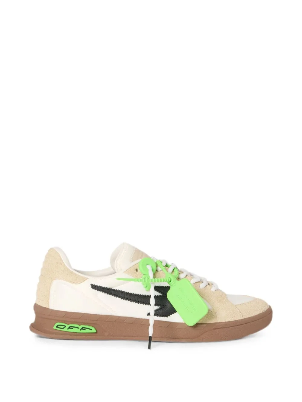 End of Play Suede-Trim Arrow Sneakers