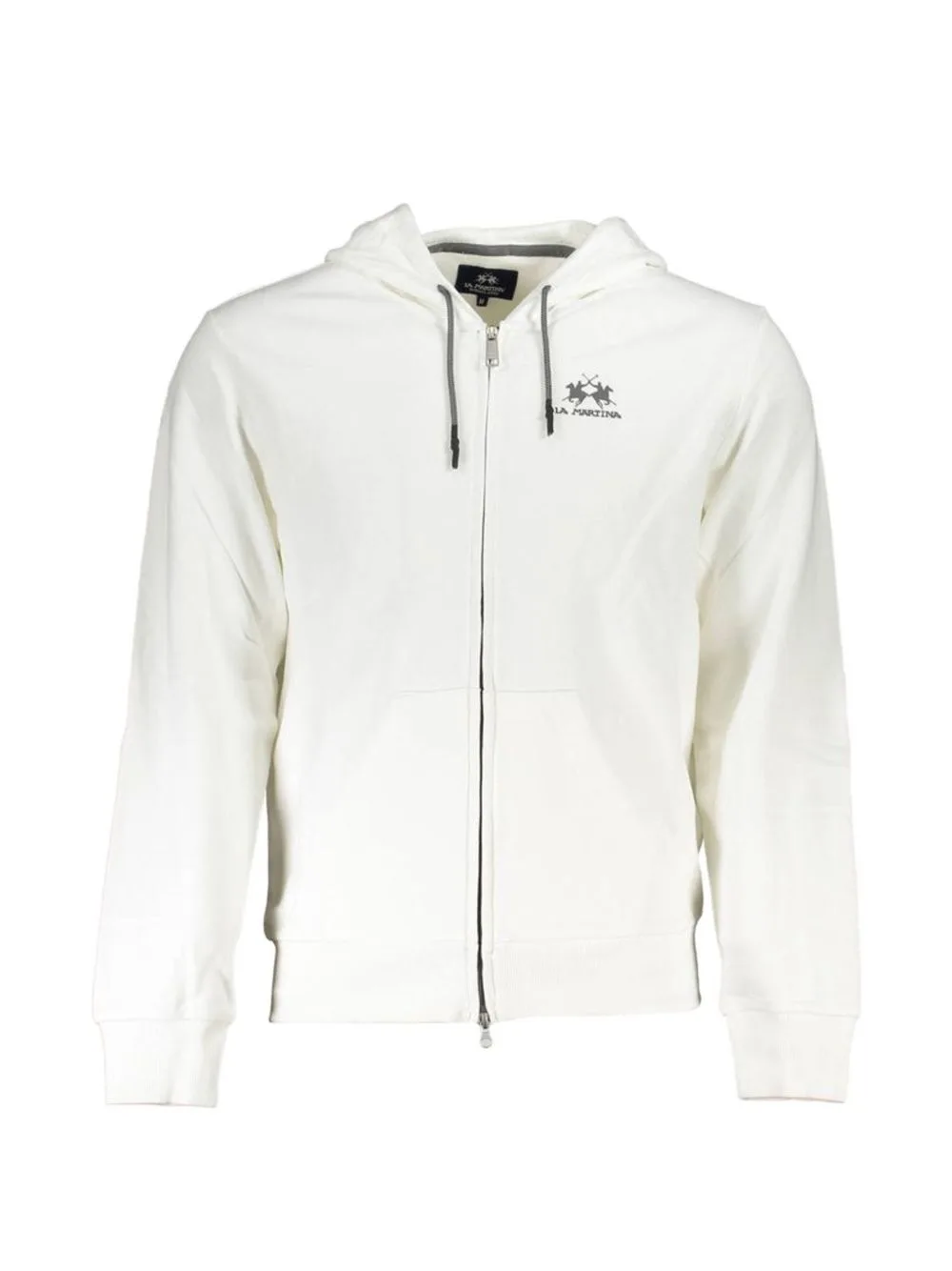 Logo-Embroidered Zip-Up Cotton Hoodie by La Martina