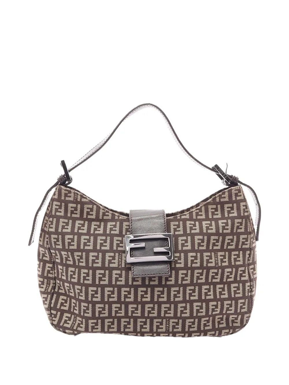 2000-2010 Zucchino Canvas Shoulder Bag by Fendi Pre-Owned