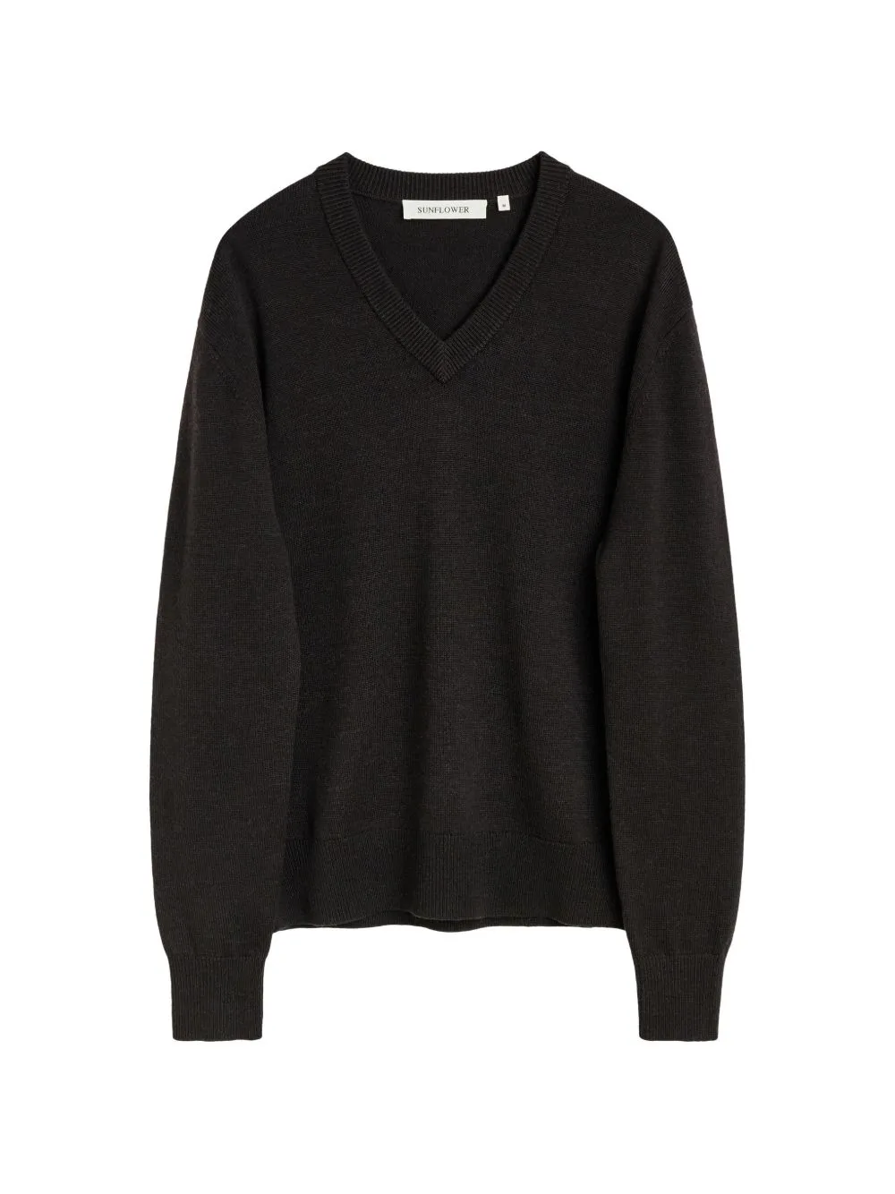 V-Neck Knitted Sweater by Sunflower