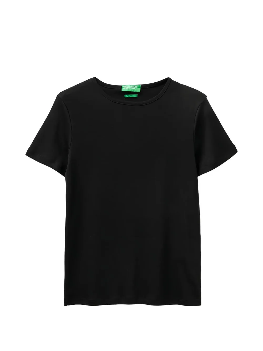 Crew-Neck Short-Sleeve T-Shirt by Benetton