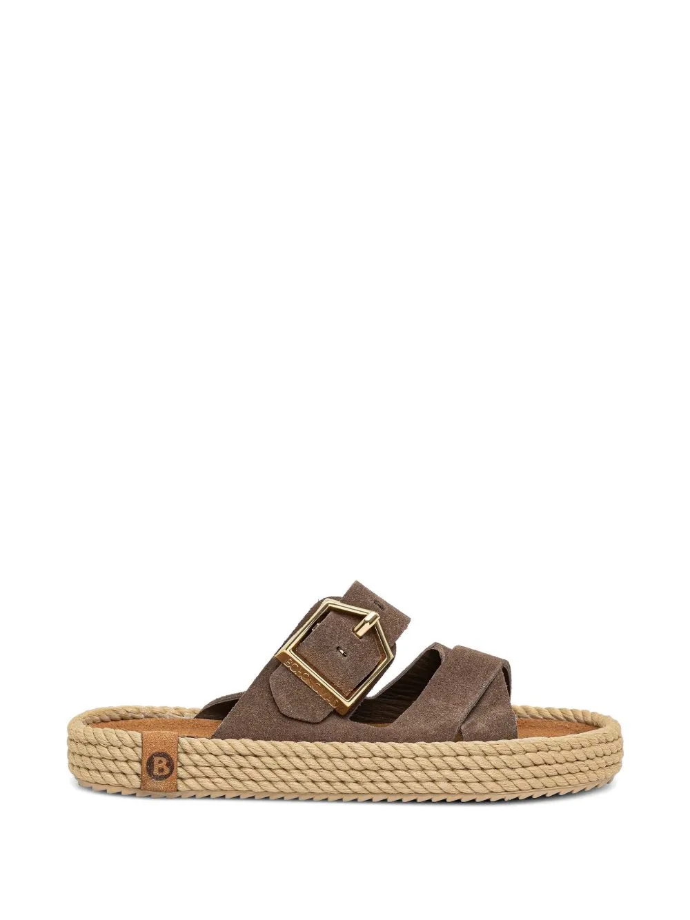 Buckle-Fastening Rope-Detail Espadrilles by BOHONOMAD