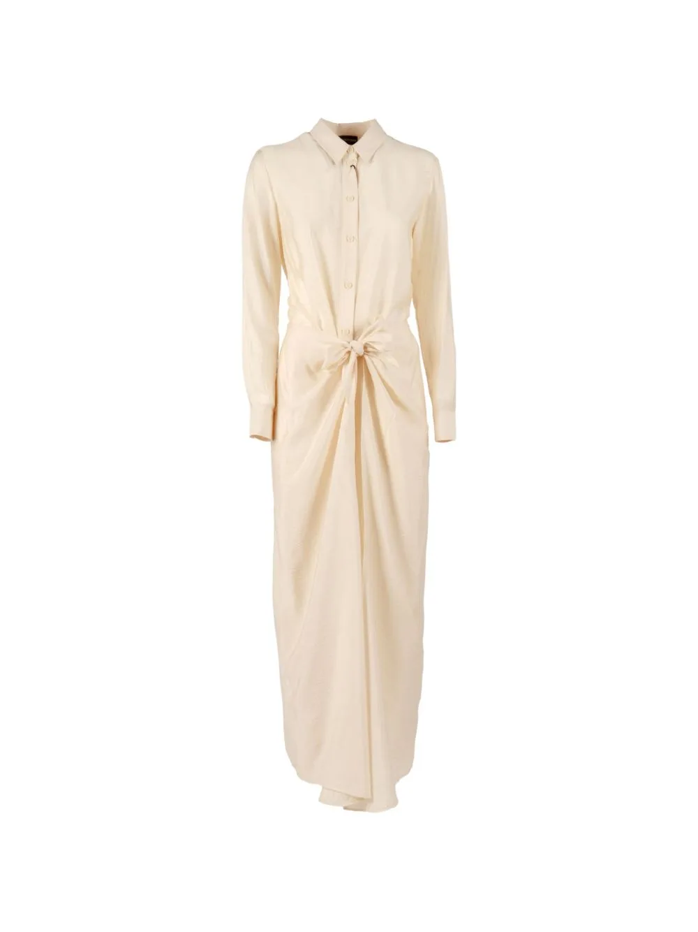 Tie-Front Midi Dress by Emporio Armani
