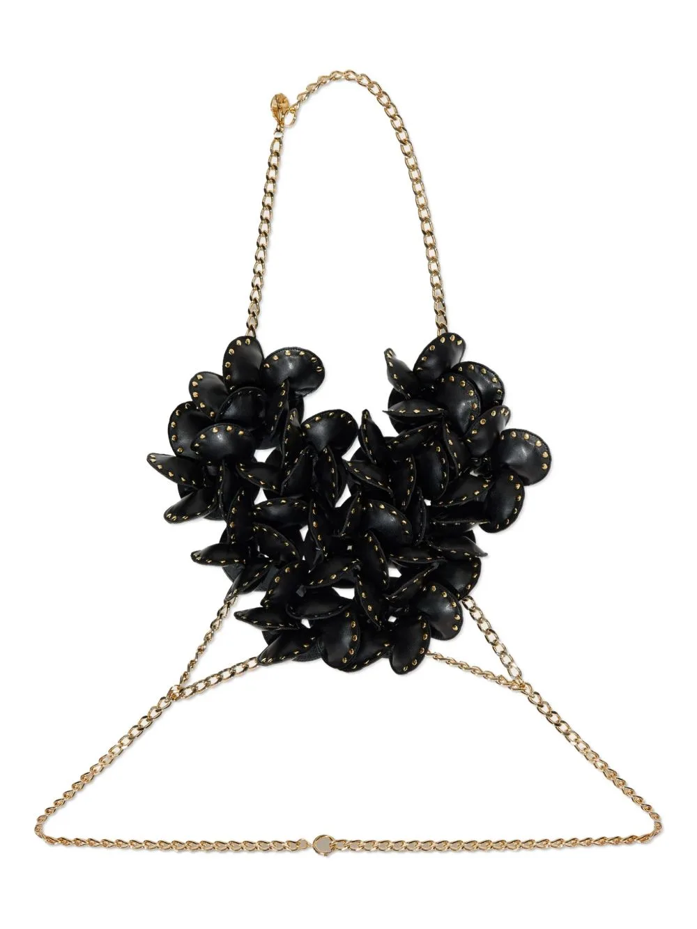 Petal-Embellished Harness by Noir Kei Ninomiya