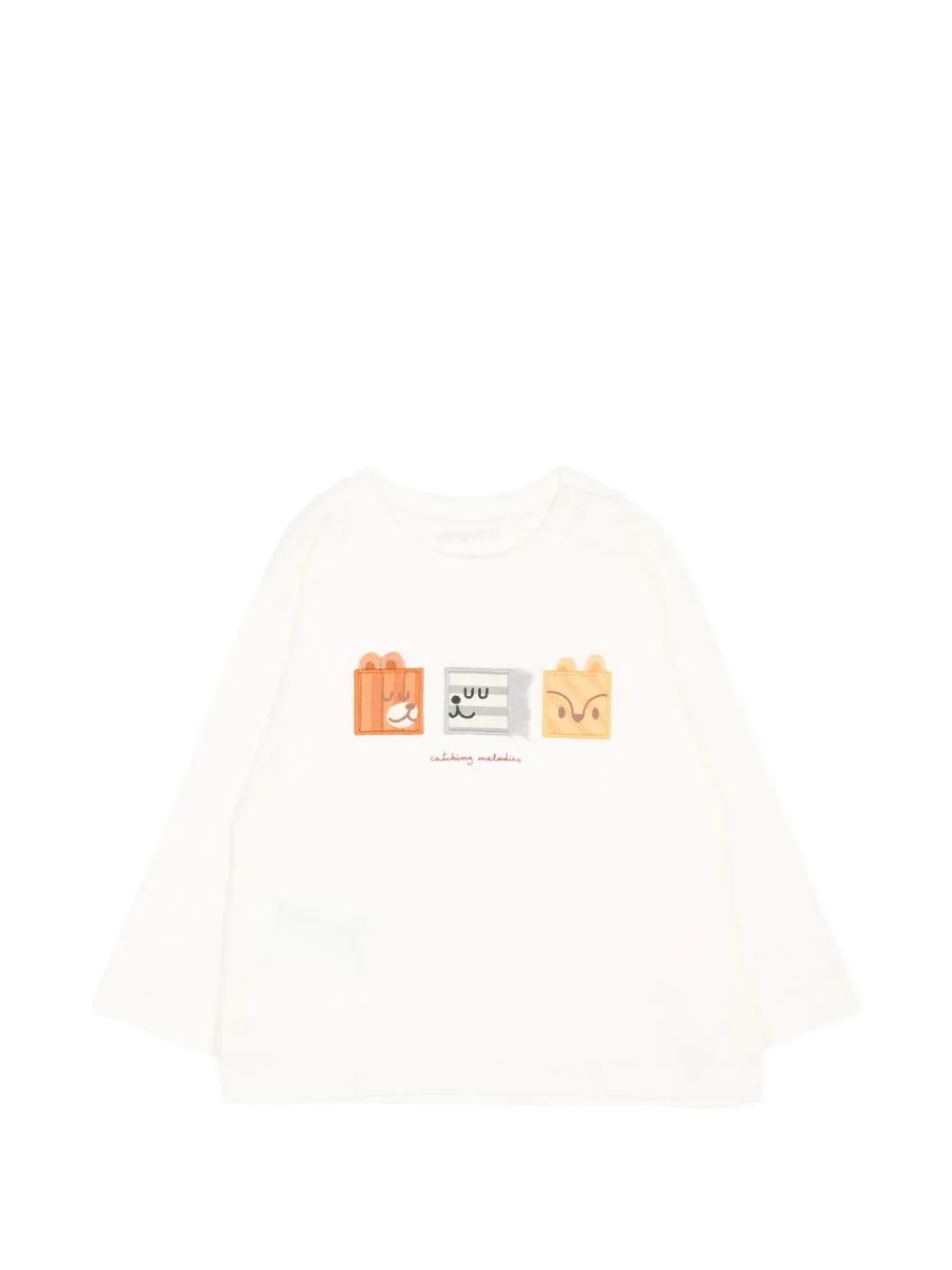 Animal-Patches Long-Sleeved T-Shirt by Mayoral