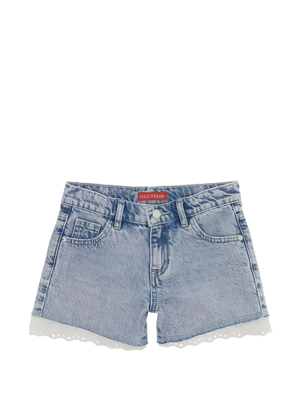 Denim Rouches Shorts by guess kids