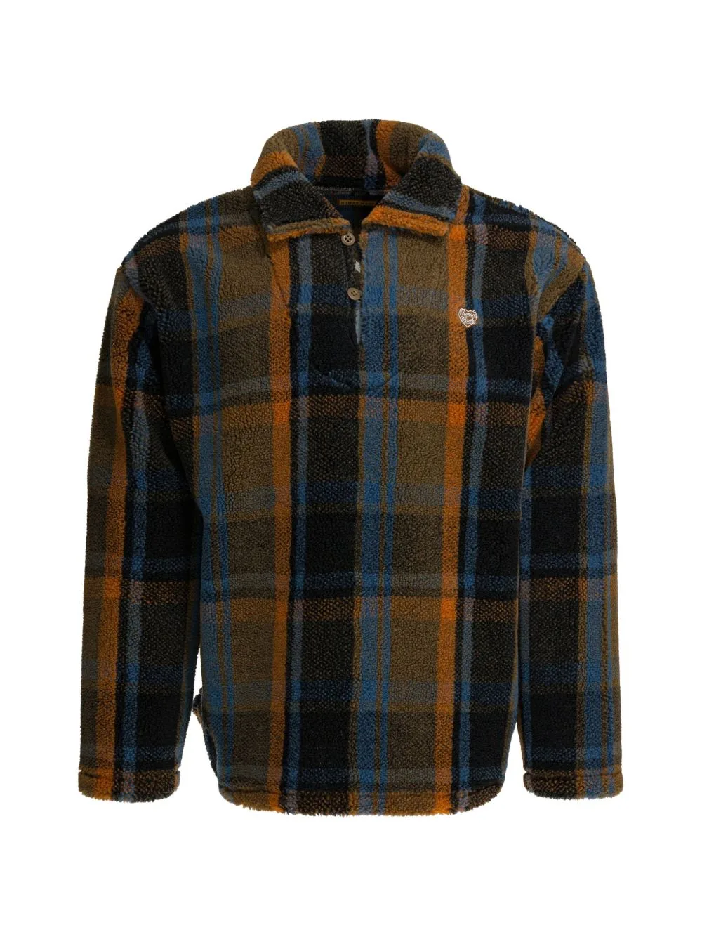 Plaid Buttoned Sweater by Human Made