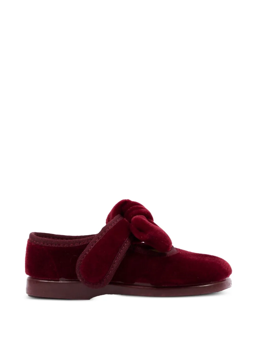 Bow-Detail Touch-Strap Ballet Flats by Pisamonas
