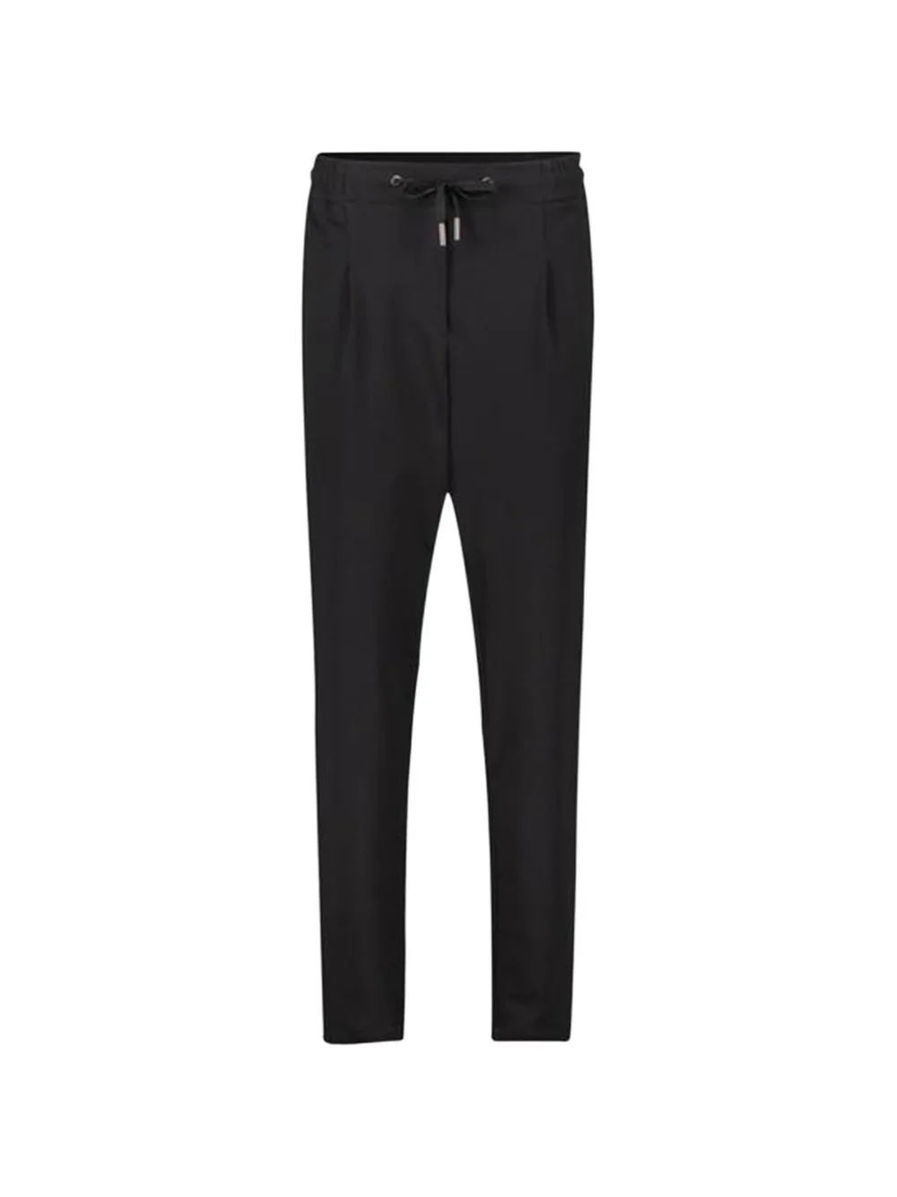 Drawstring-Waistband Tapered Trousers by BETTY & CO