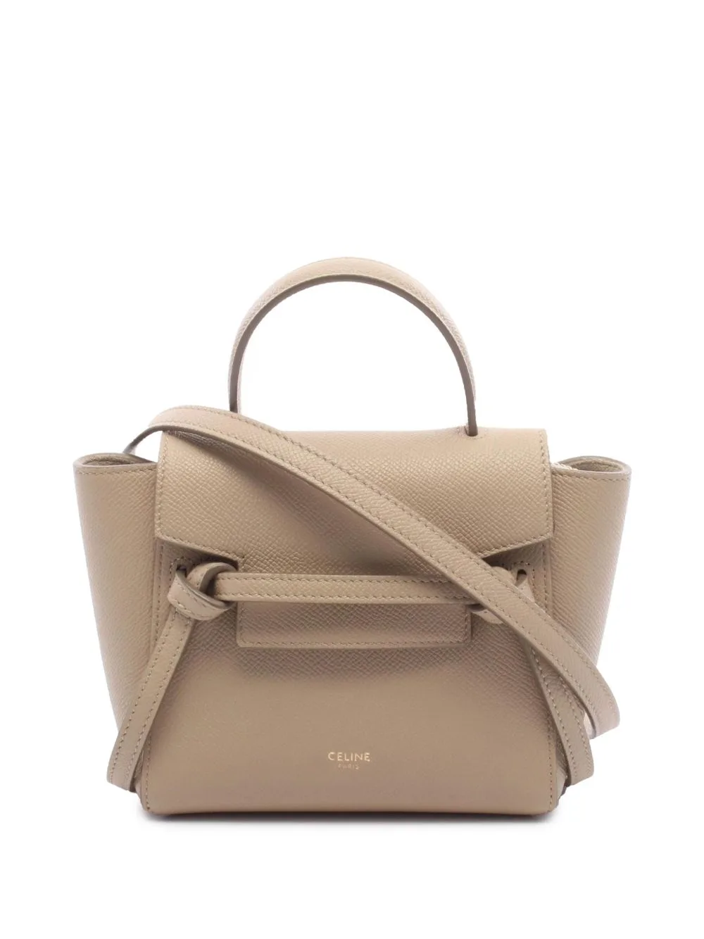 2000-2026 Pico Grained Calfskin Belt Bag Satchel by Celine Pre-Owned